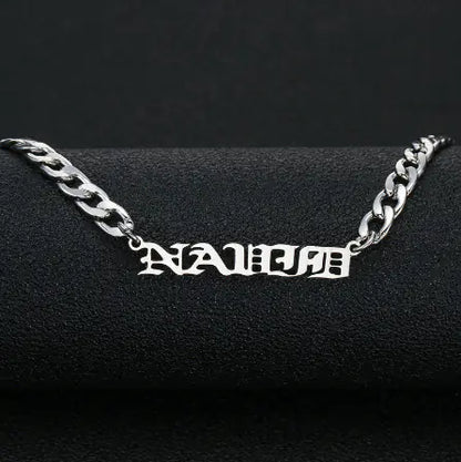 Custom Stainless Steel Name Necklace for Men