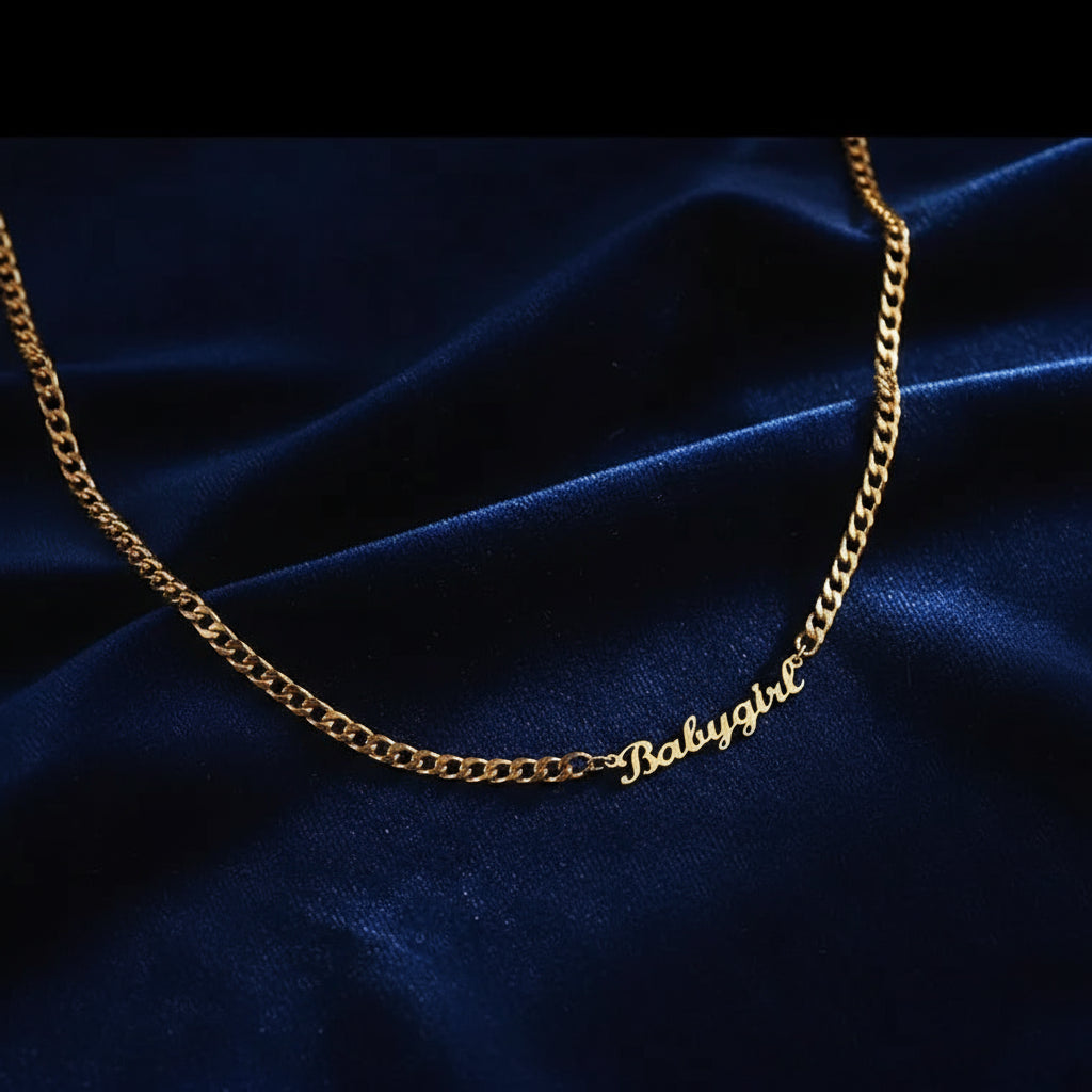 Custom Stainless Steel Name Necklace for Men