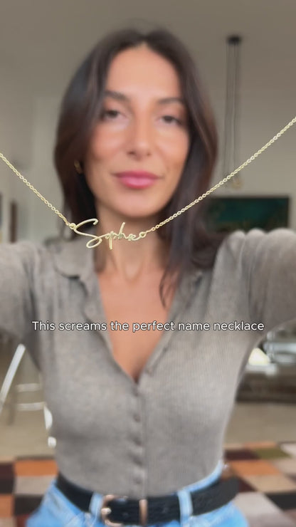 Custom Name Necklace for Women